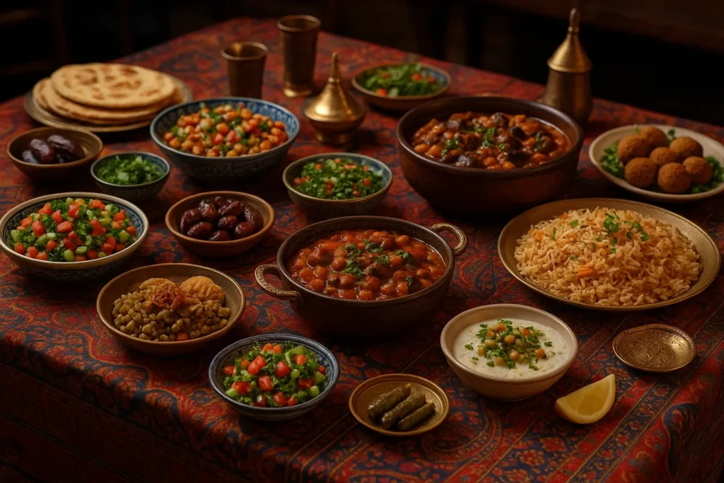 Cultural Aspect of Vegan Middle Eastern Dishes